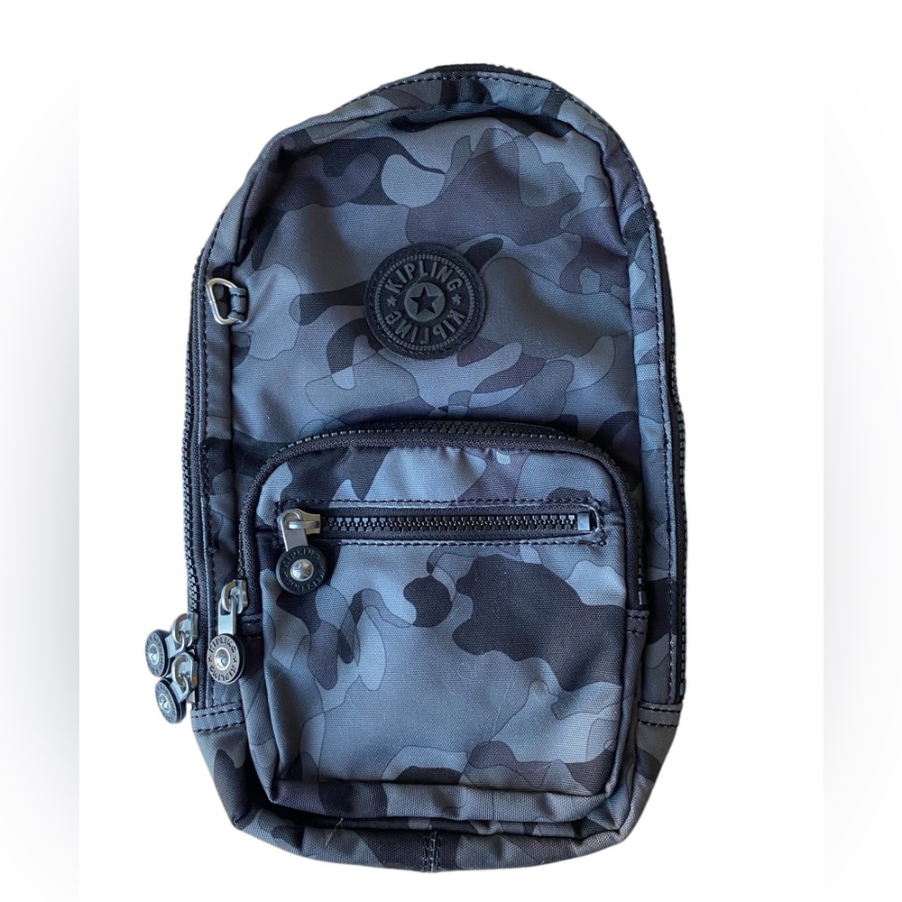 Kipling Blake Sling Backpack Camo Fog New